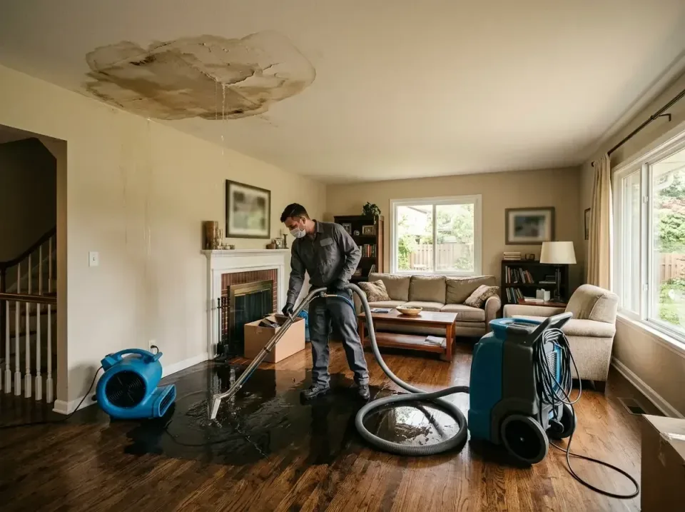 attic-pipe-burst-ceiling-drip-008 — frequently asked questions, Water Damage Restoration & Carpet Care in Dahlonega, GA